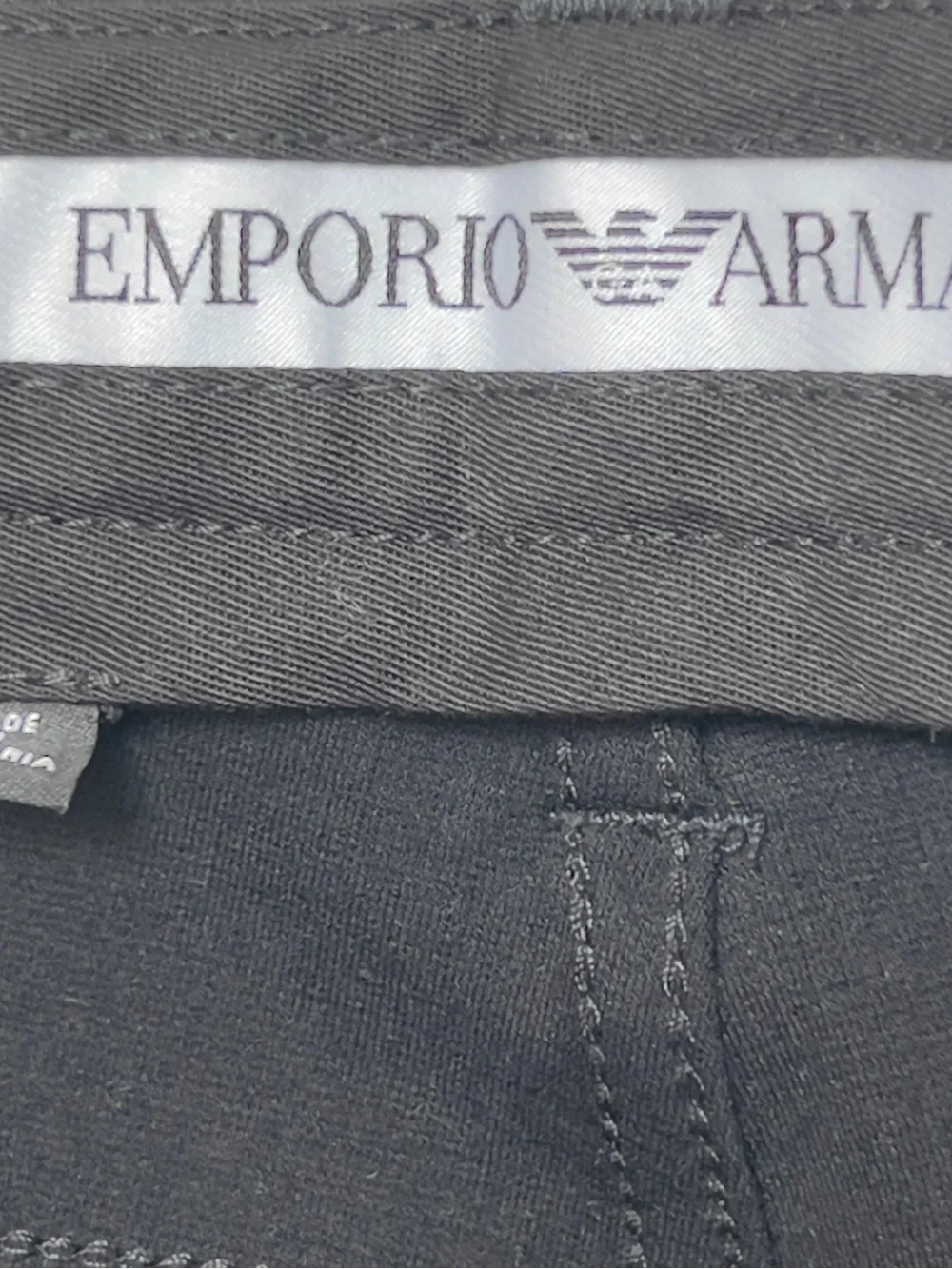 Emporio Armani Black Slim Tapered Men’s Jeans